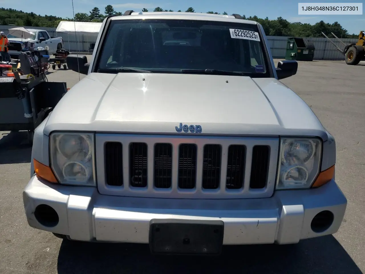 2006 Jeep Commander VIN: 1J8HG48N36C127301 Lot: 62292525