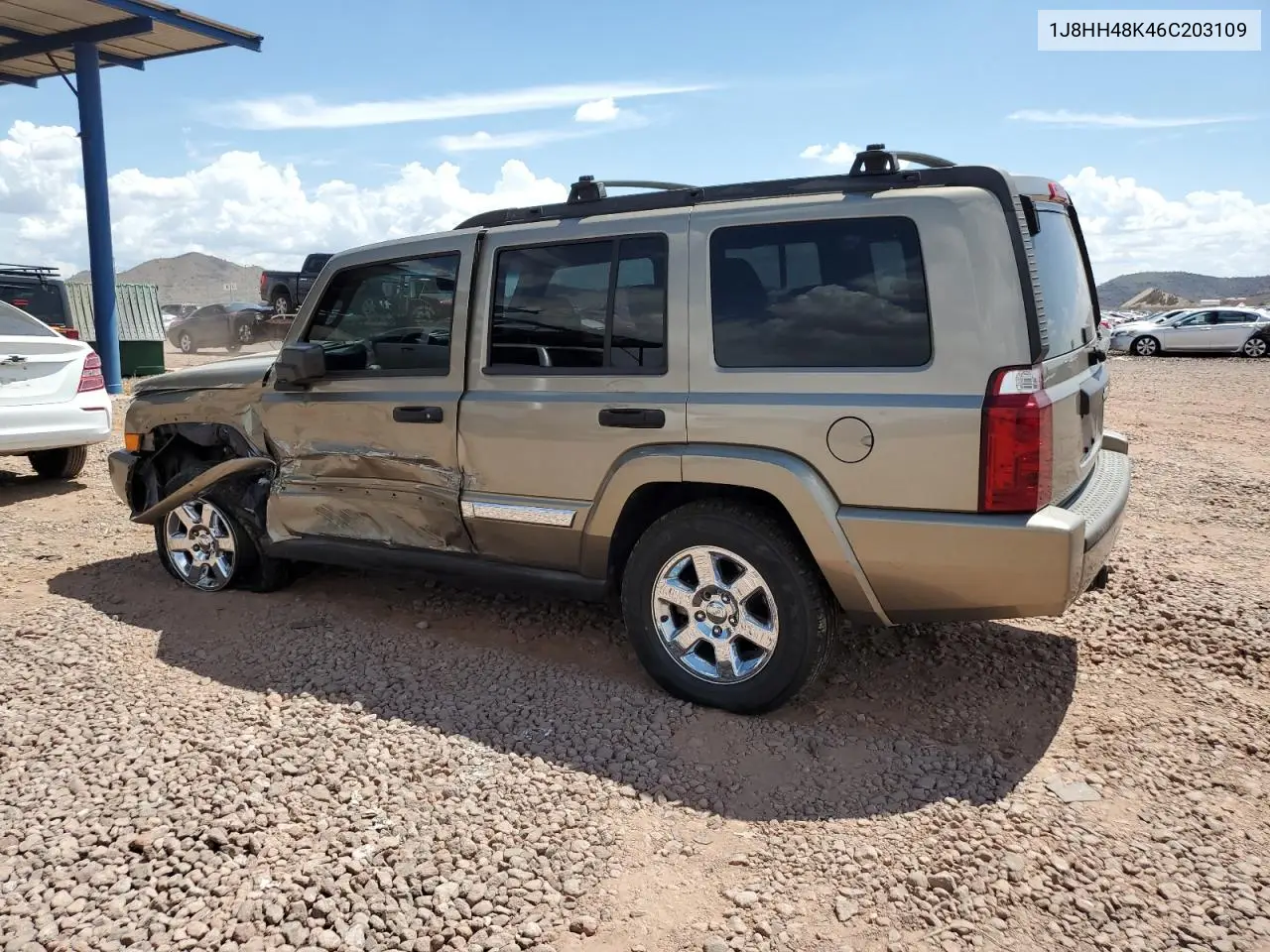 2006 Jeep Commander VIN: 1J8HH48K46C203109 Lot: 65867435
