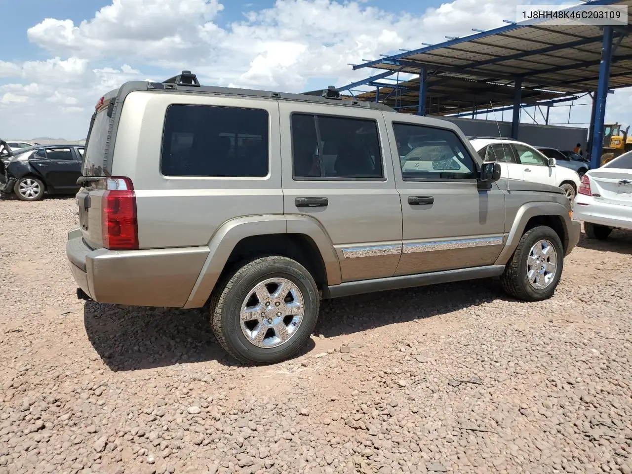 2006 Jeep Commander VIN: 1J8HH48K46C203109 Lot: 65867435