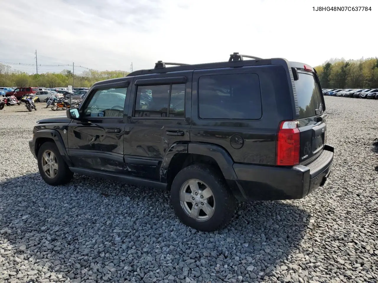 2007 Jeep Commander VIN: 1J8HG48N07C637784 Lot: 54878375