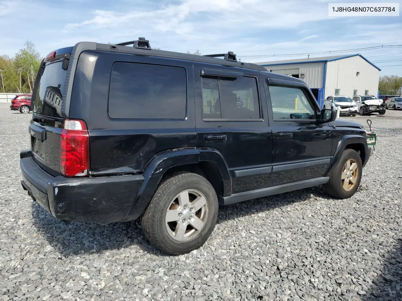 2007 Jeep Commander VIN: 1J8HG48N07C637784 Lot: 54878375