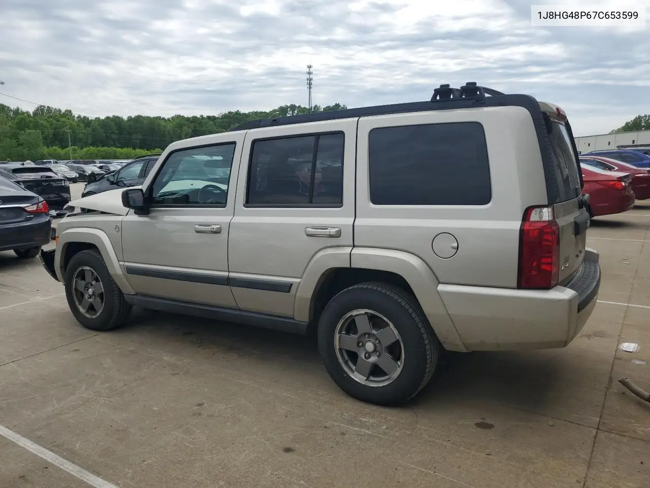 2007 Jeep Commander VIN: 1J8HG48P67C653599 Lot: 55772485