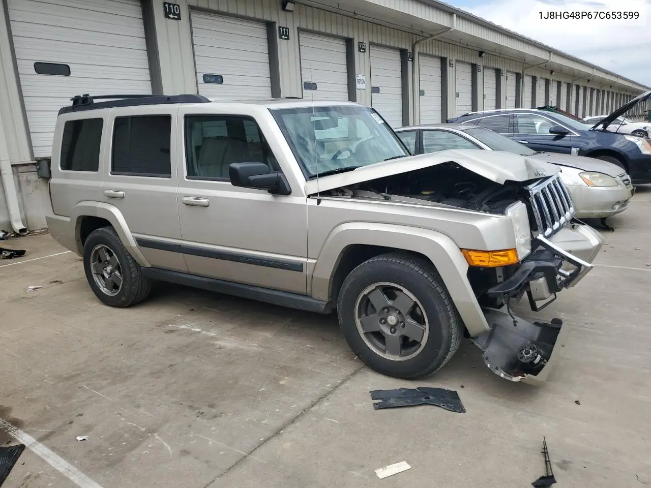 2007 Jeep Commander VIN: 1J8HG48P67C653599 Lot: 55772485