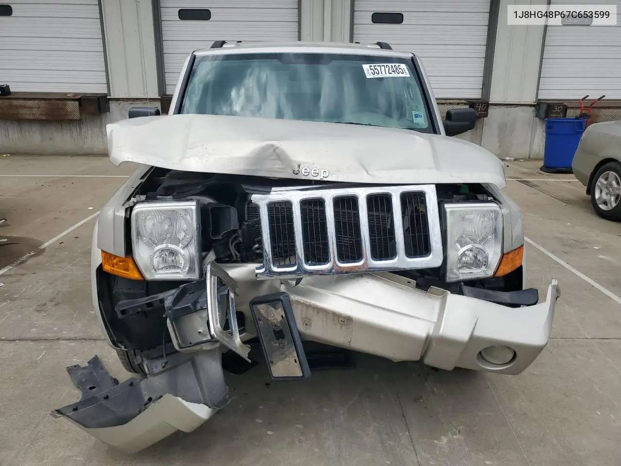 2007 Jeep Commander VIN: 1J8HG48P67C653599 Lot: 55772485