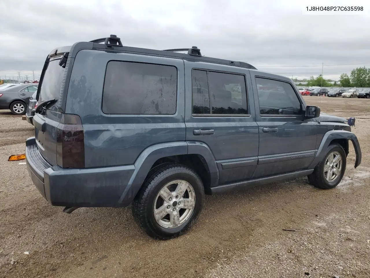 2007 Jeep Commander VIN: 1J8HG48P27C635598 Lot: 57289285