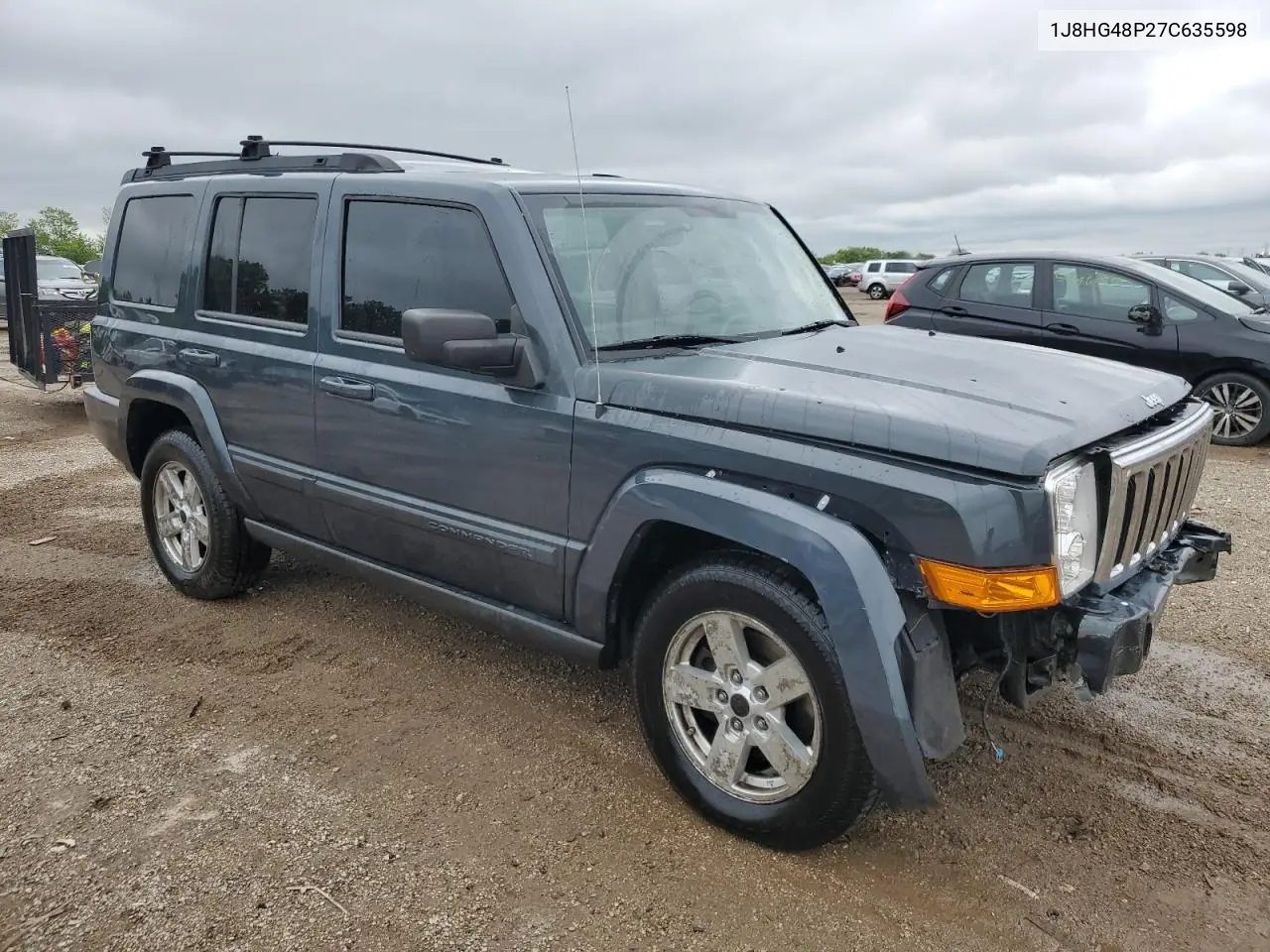 2007 Jeep Commander VIN: 1J8HG48P27C635598 Lot: 57289285