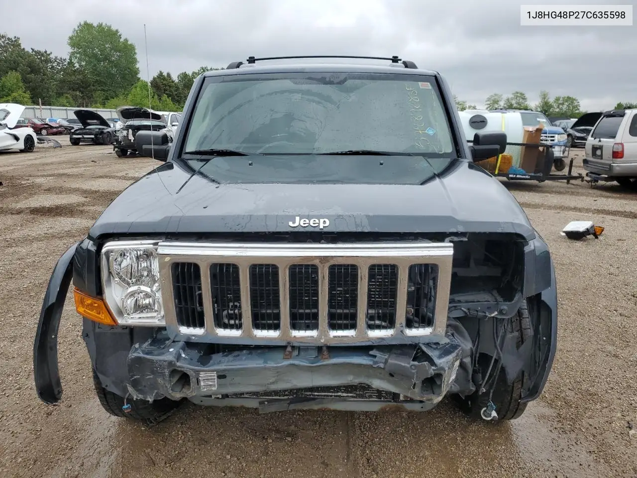 2007 Jeep Commander VIN: 1J8HG48P27C635598 Lot: 57289285