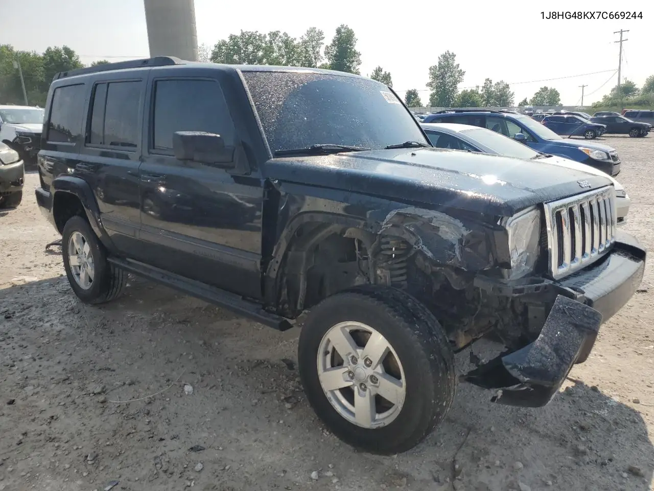 2007 Jeep Commander VIN: 1J8HG48KX7C669244 Lot: 58709485