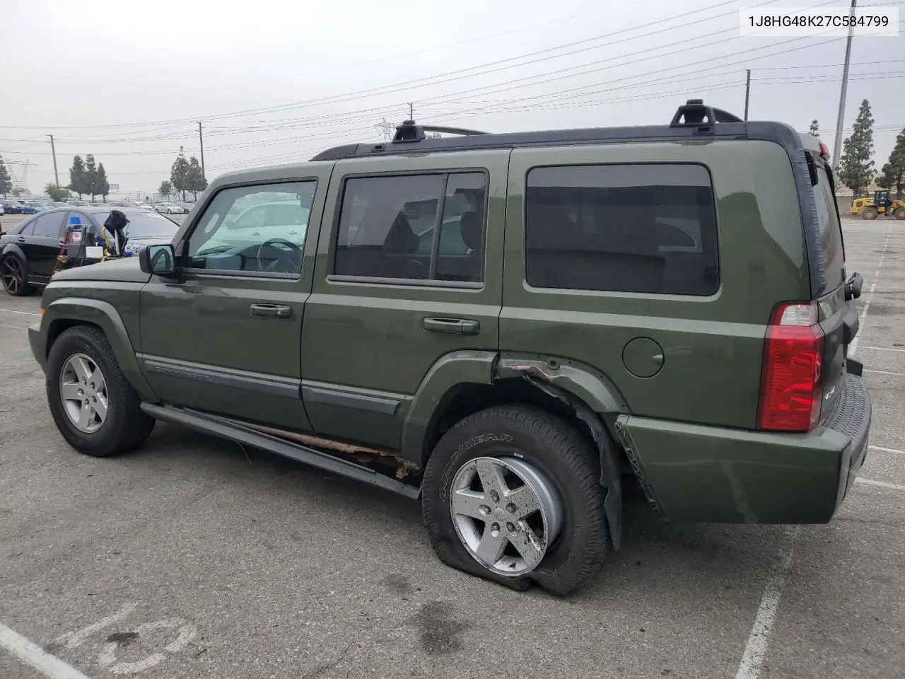 2007 Jeep Commander VIN: 1J8HG48K27C584799 Lot: 60760175