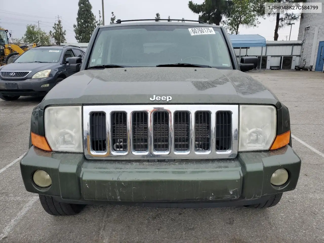 2007 Jeep Commander VIN: 1J8HG48K27C584799 Lot: 60760175