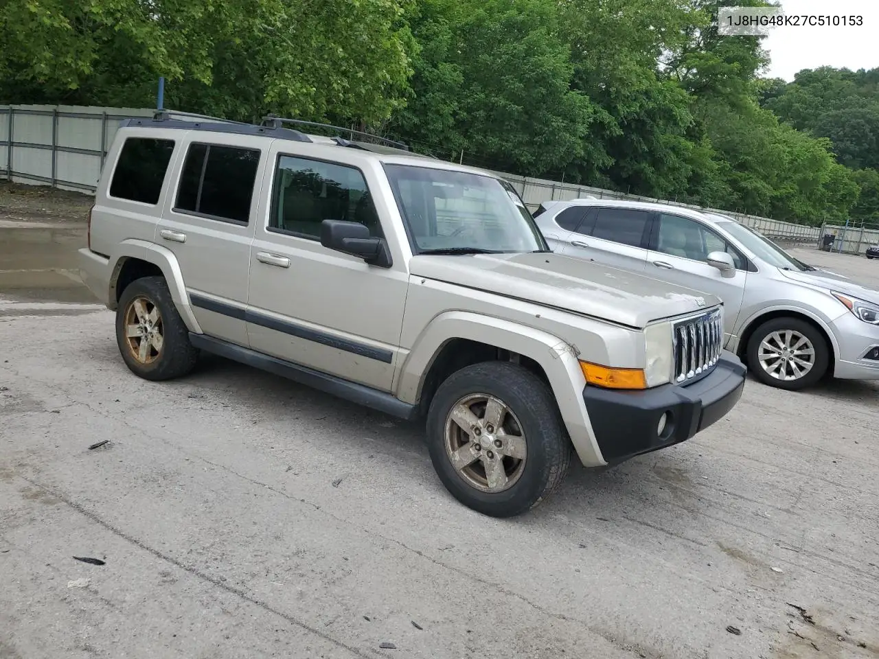 2007 Jeep Commander VIN: 1J8HG48K27C510153 Lot: 61045695