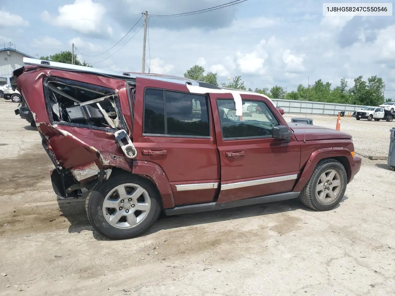 2007 Jeep Commander Limited VIN: 1J8HG58247C550546 Lot: 61238305