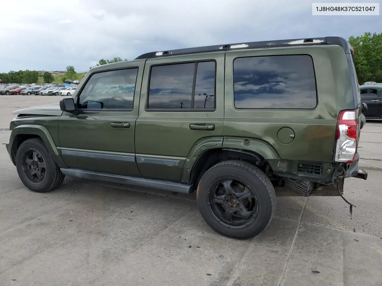 2007 Jeep Commander VIN: 1J8HG48K37C521047 Lot: 61382565