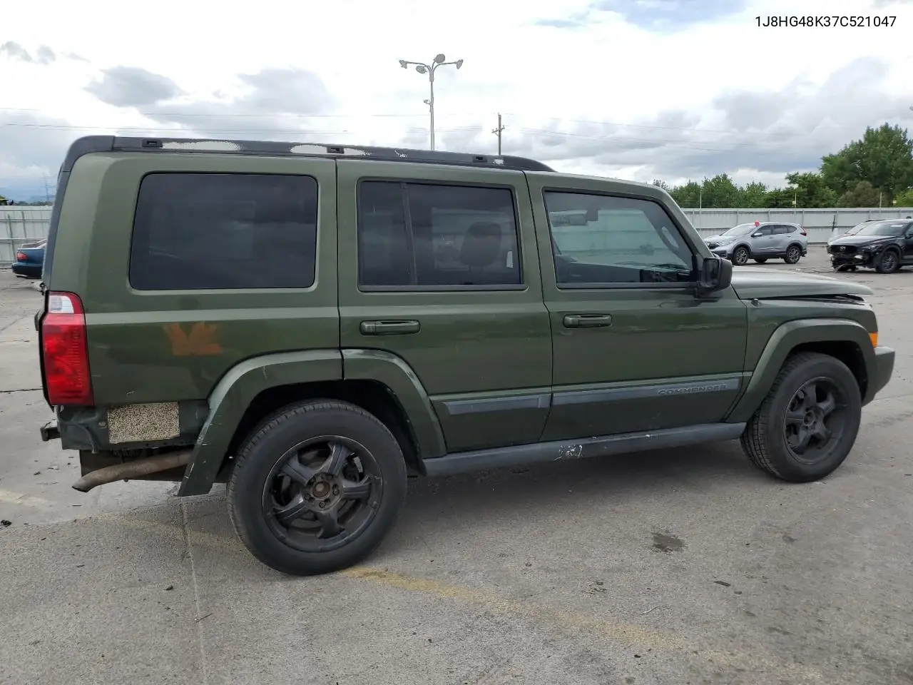 2007 Jeep Commander VIN: 1J8HG48K37C521047 Lot: 61382565