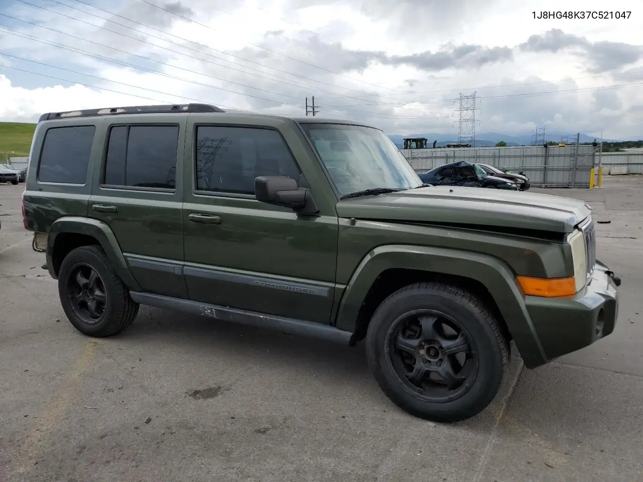 2007 Jeep Commander VIN: 1J8HG48K37C521047 Lot: 61382565