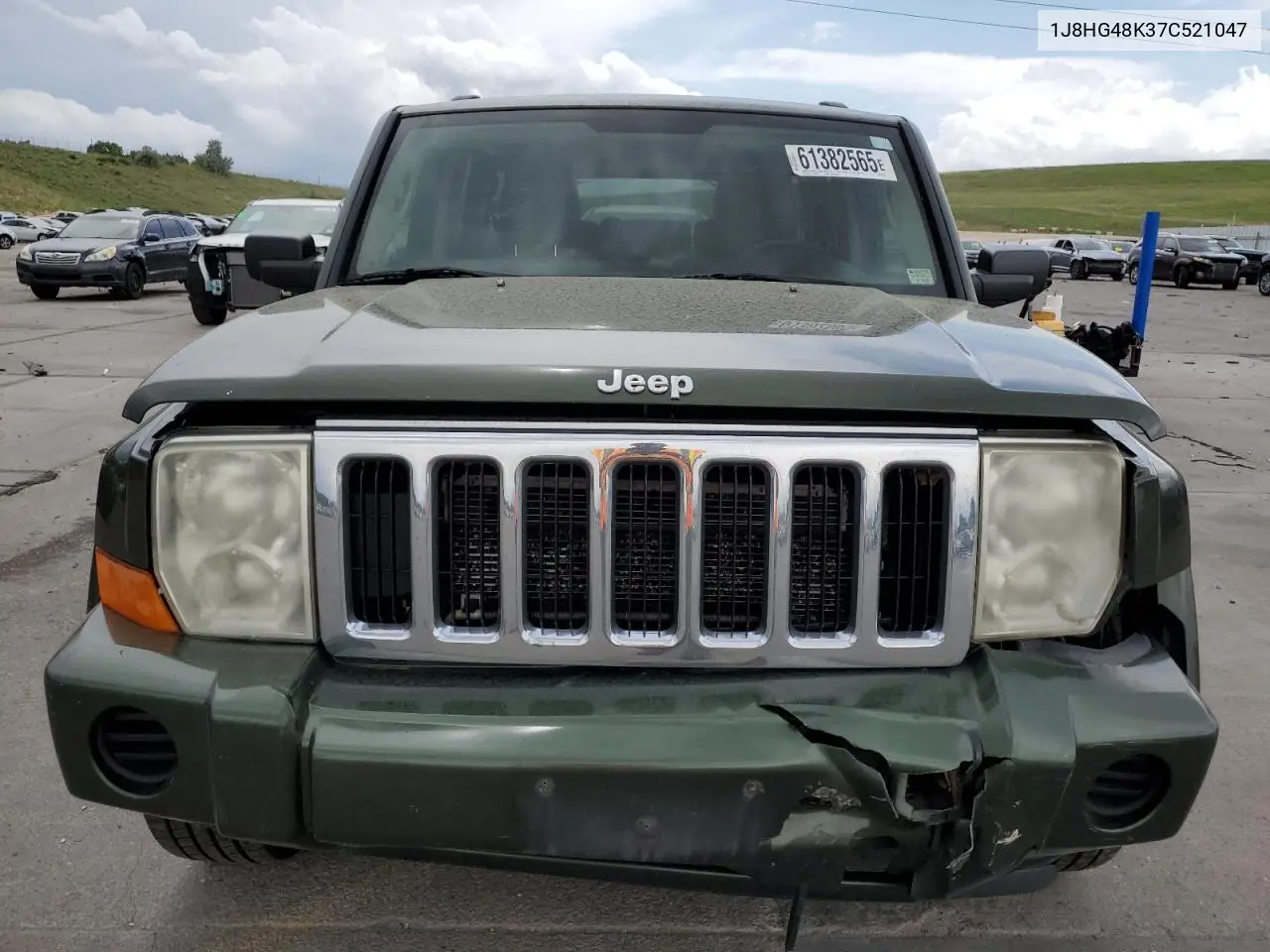 2007 Jeep Commander VIN: 1J8HG48K37C521047 Lot: 61382565