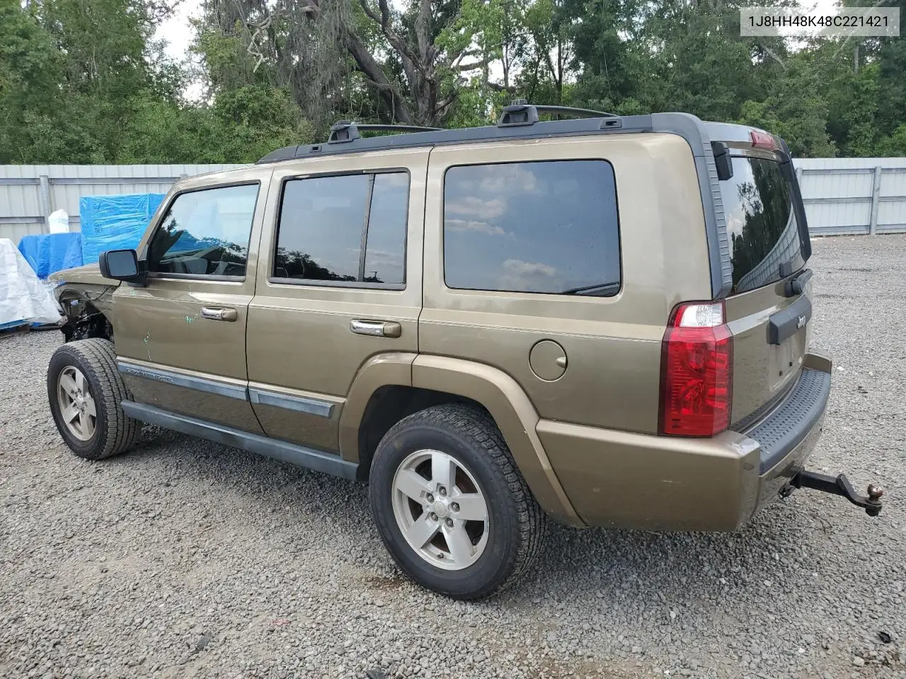 2008 Jeep Commander Sport VIN: 1J8HH48K48C221421 Lot: 46281725