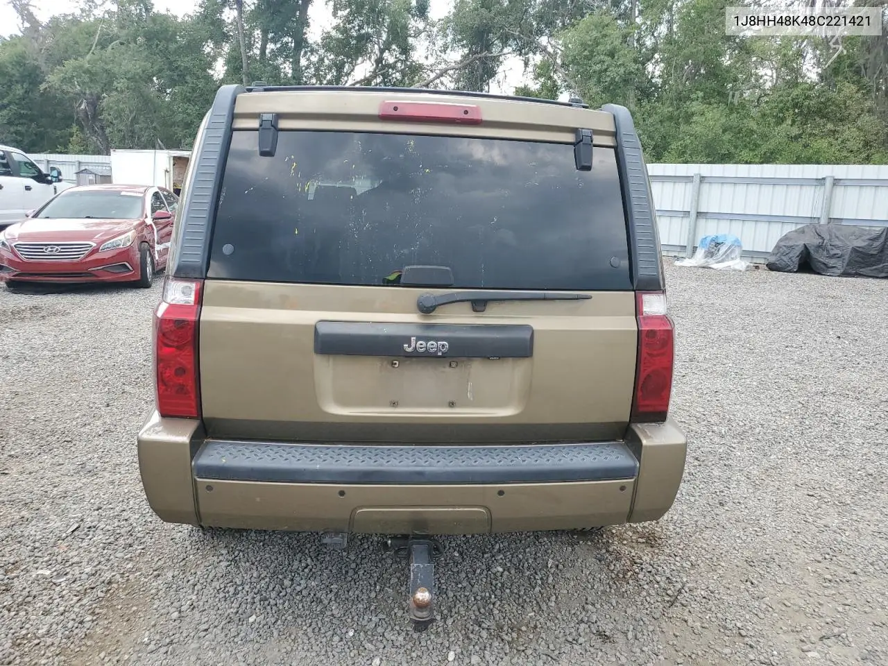 2008 Jeep Commander Sport VIN: 1J8HH48K48C221421 Lot: 46281725
