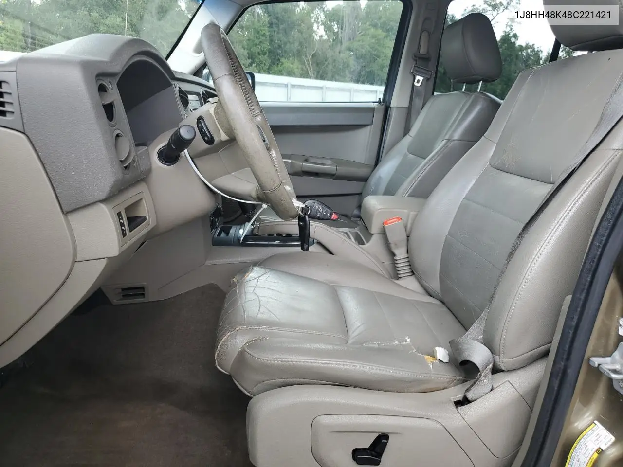 2008 Jeep Commander Sport VIN: 1J8HH48K48C221421 Lot: 46281725