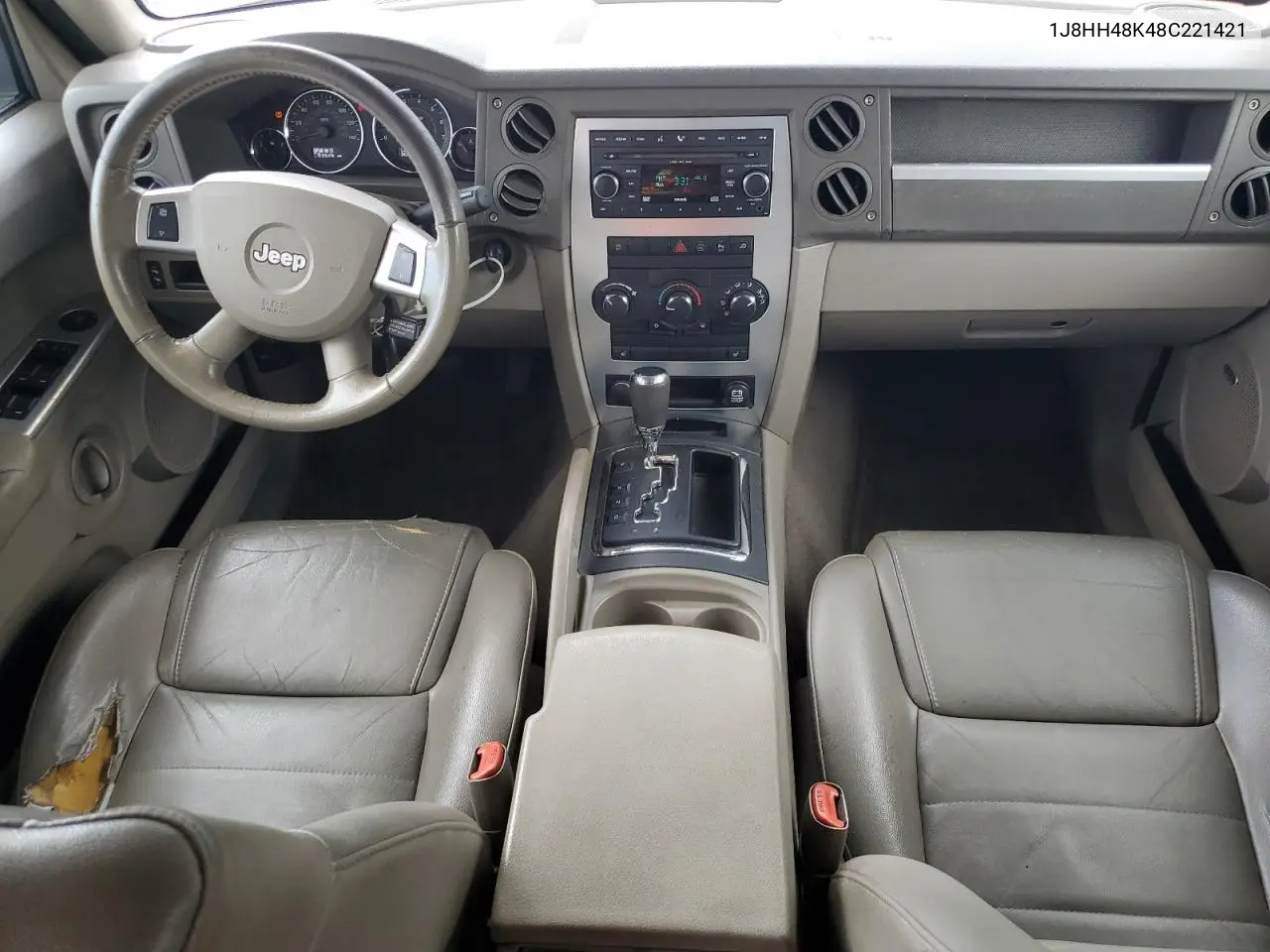 2008 Jeep Commander Sport VIN: 1J8HH48K48C221421 Lot: 46281725