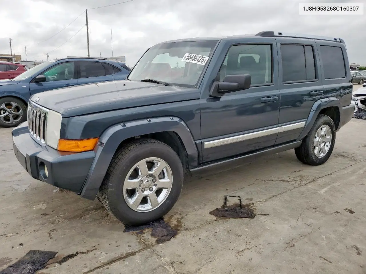 2008 Jeep Commander Limited VIN: 1J8HG58268C160307 Lot: 55486425