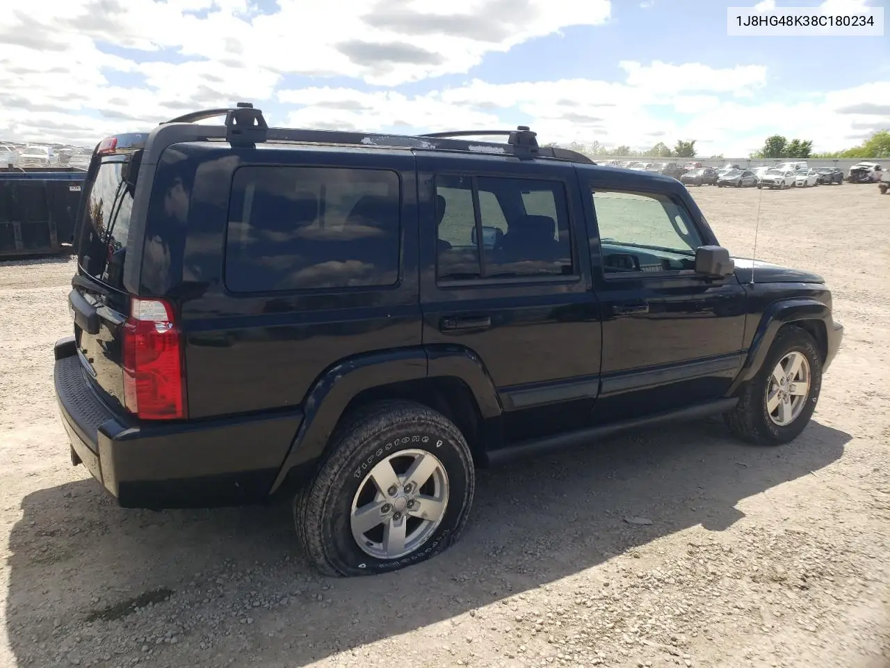 2008 Jeep Commander Sport VIN: 1J8HG48K38C180234 Lot: 55959325
