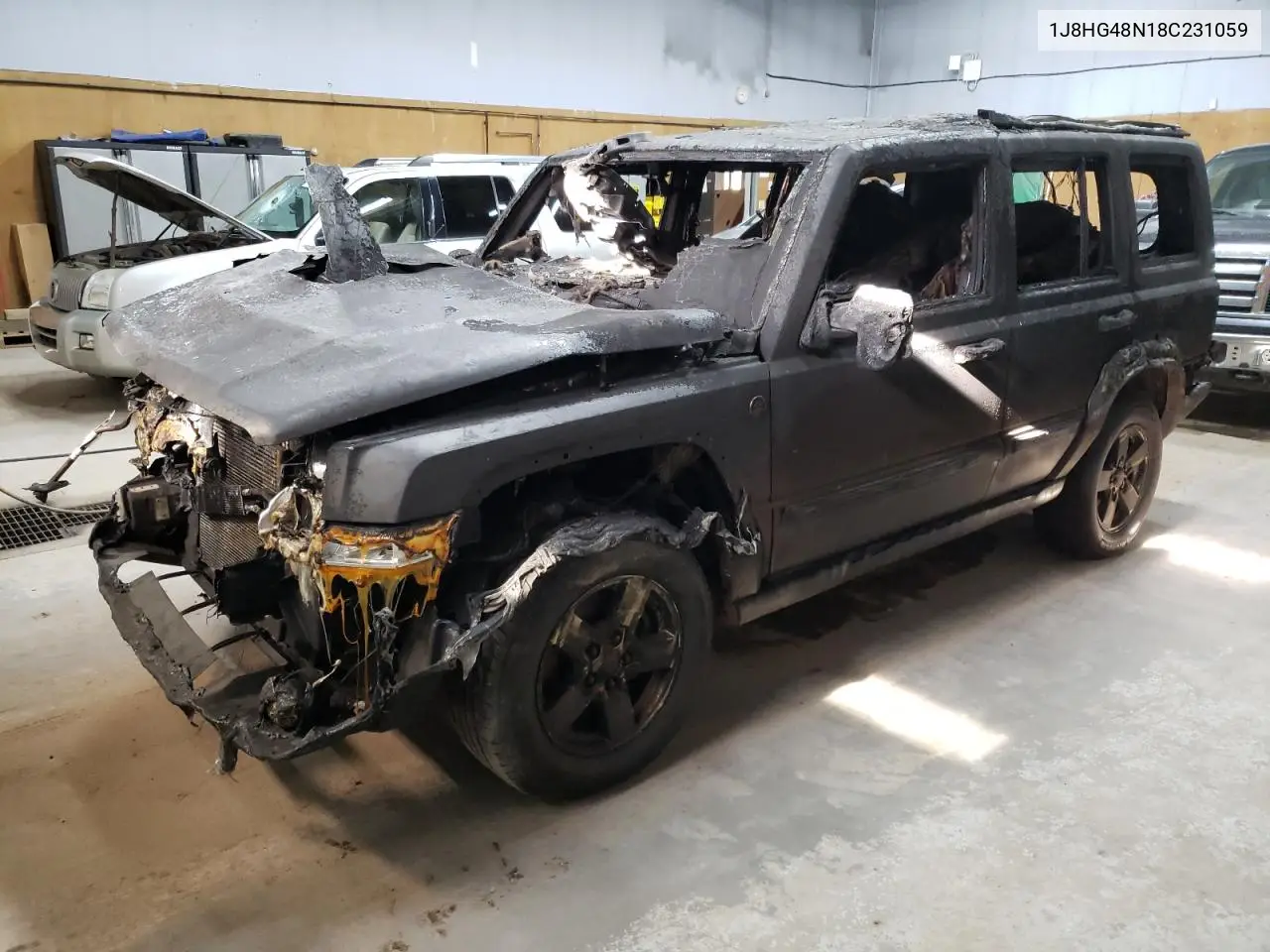 2008 Jeep Commander Sport VIN: 1J8HG48N18C231059 Lot: 57454035
