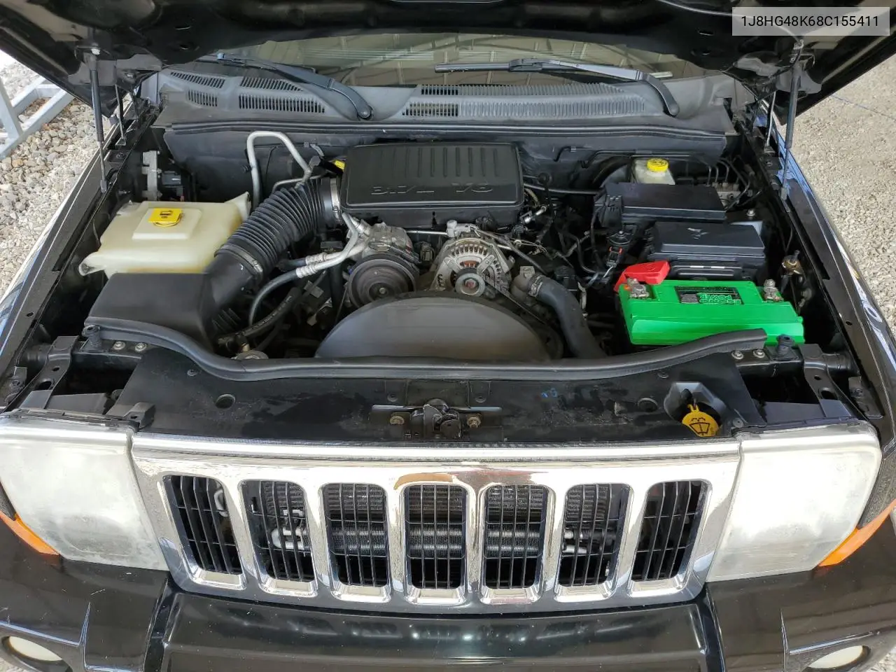 2008 Jeep Commander Sport VIN: 1J8HG48K68C155411 Lot: 58792155