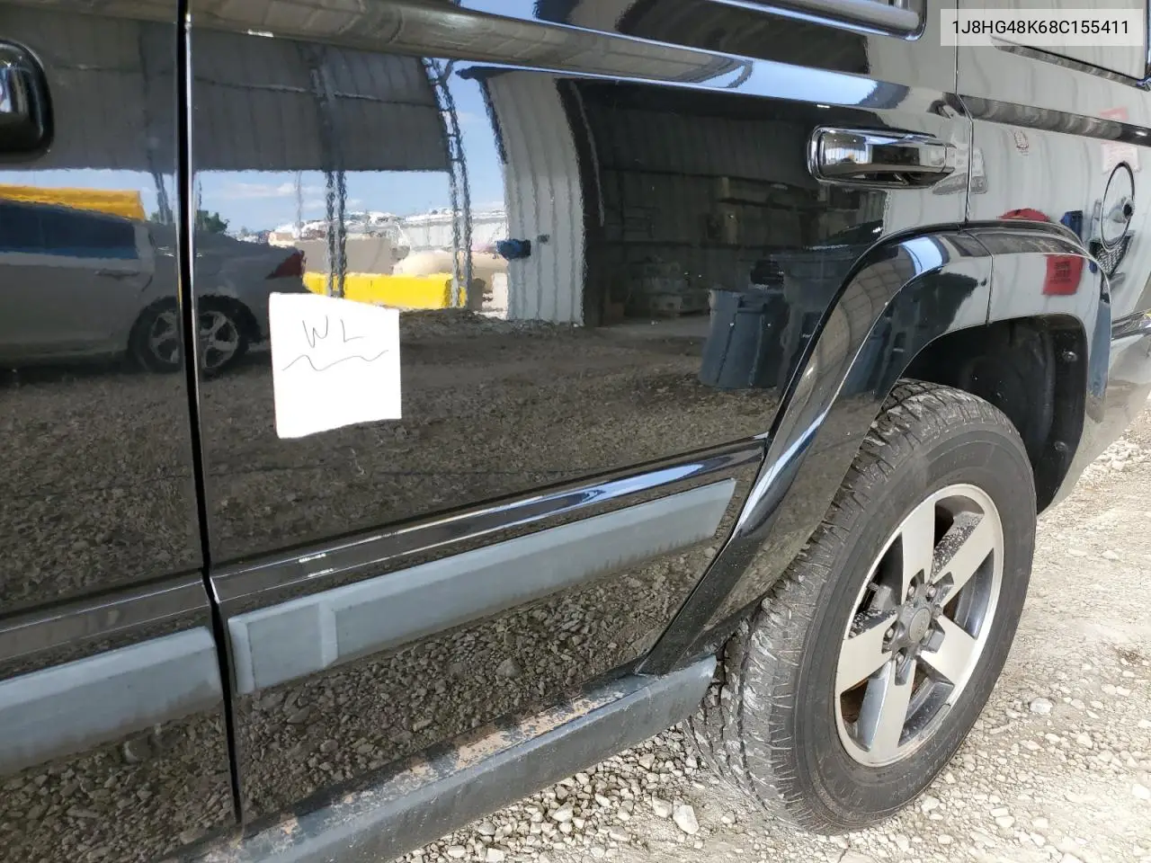 2008 Jeep Commander Sport VIN: 1J8HG48K68C155411 Lot: 58792155