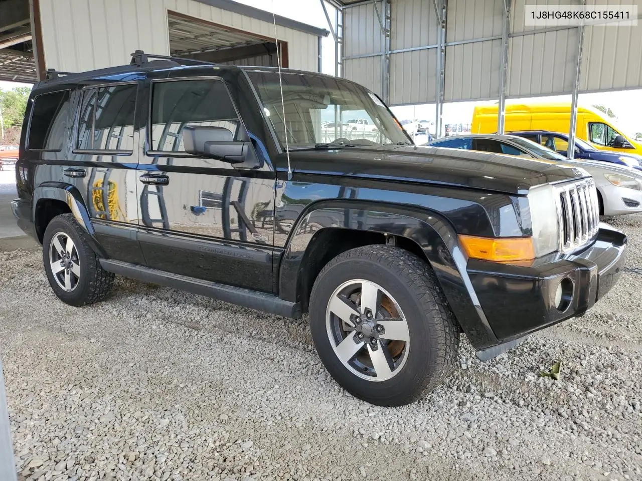 2008 Jeep Commander Sport VIN: 1J8HG48K68C155411 Lot: 58792155