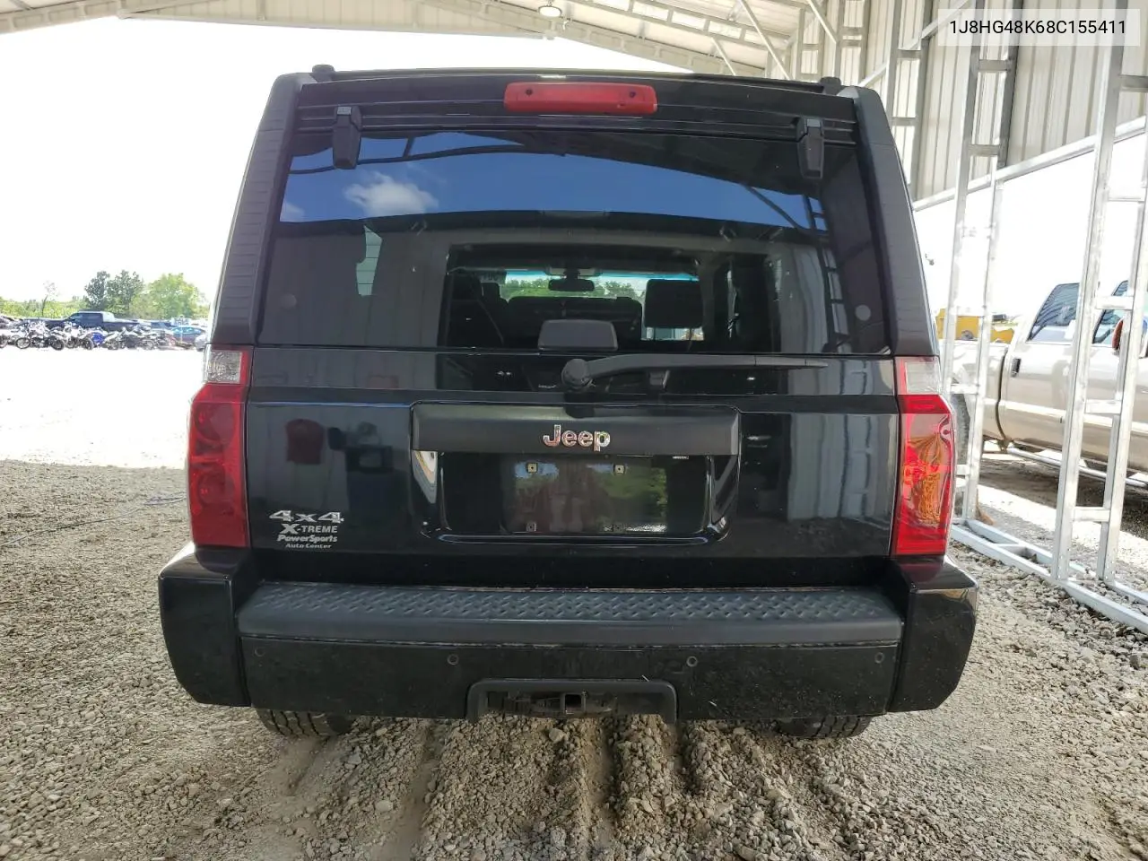 2008 Jeep Commander Sport VIN: 1J8HG48K68C155411 Lot: 58792155