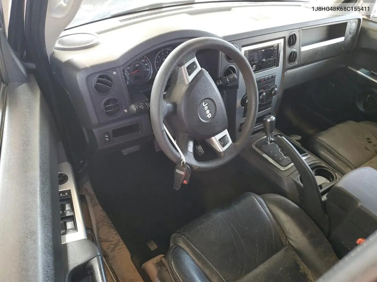 2008 Jeep Commander Sport VIN: 1J8HG48K68C155411 Lot: 58792155