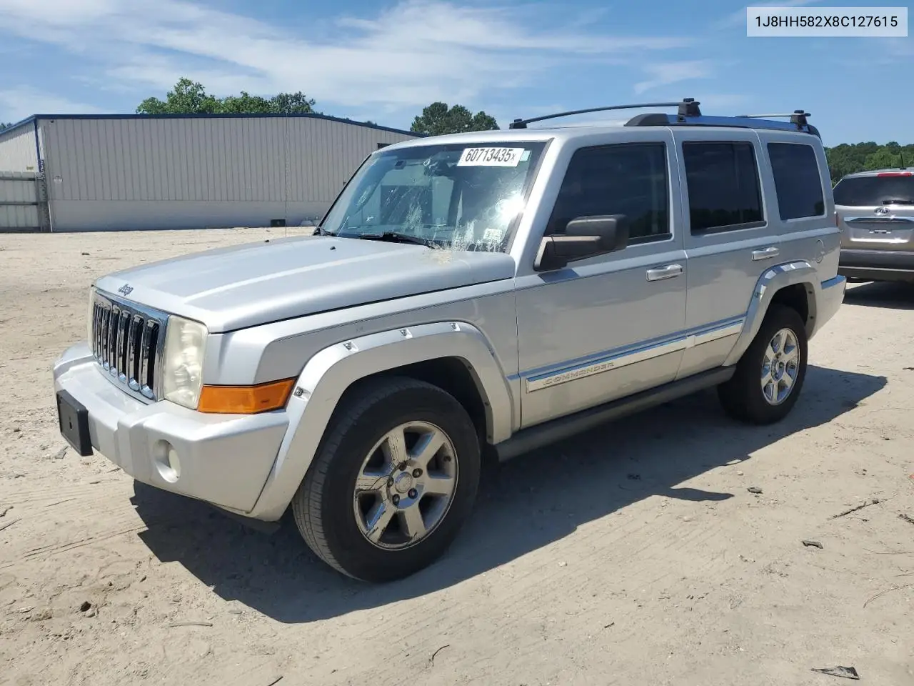 2008 Jeep Commander Limited VIN: 1J8HH582X8C127615 Lot: 60713435