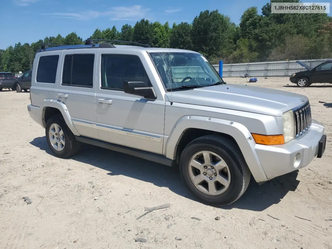 2008 Jeep Commander Limited VIN: 1J8HH582X8C127615 Lot: 60713435
