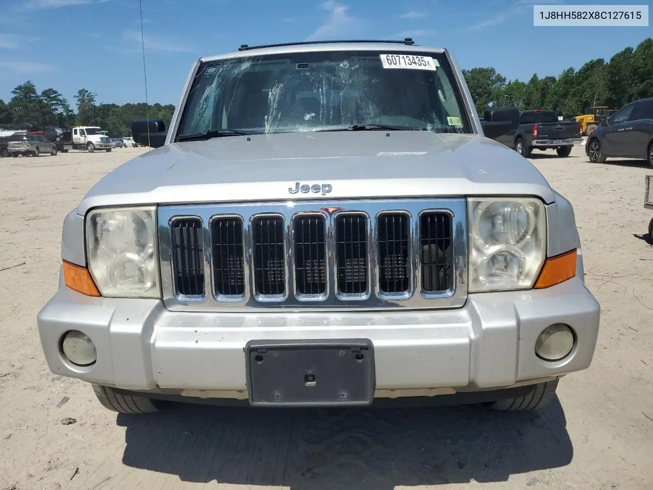 2008 Jeep Commander Limited VIN: 1J8HH582X8C127615 Lot: 60713435