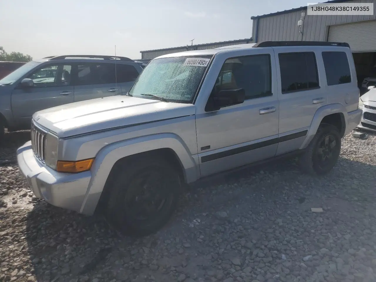 2008 Jeep Commander Sport VIN: 1J8HG48K38C149355 Lot: 60907495