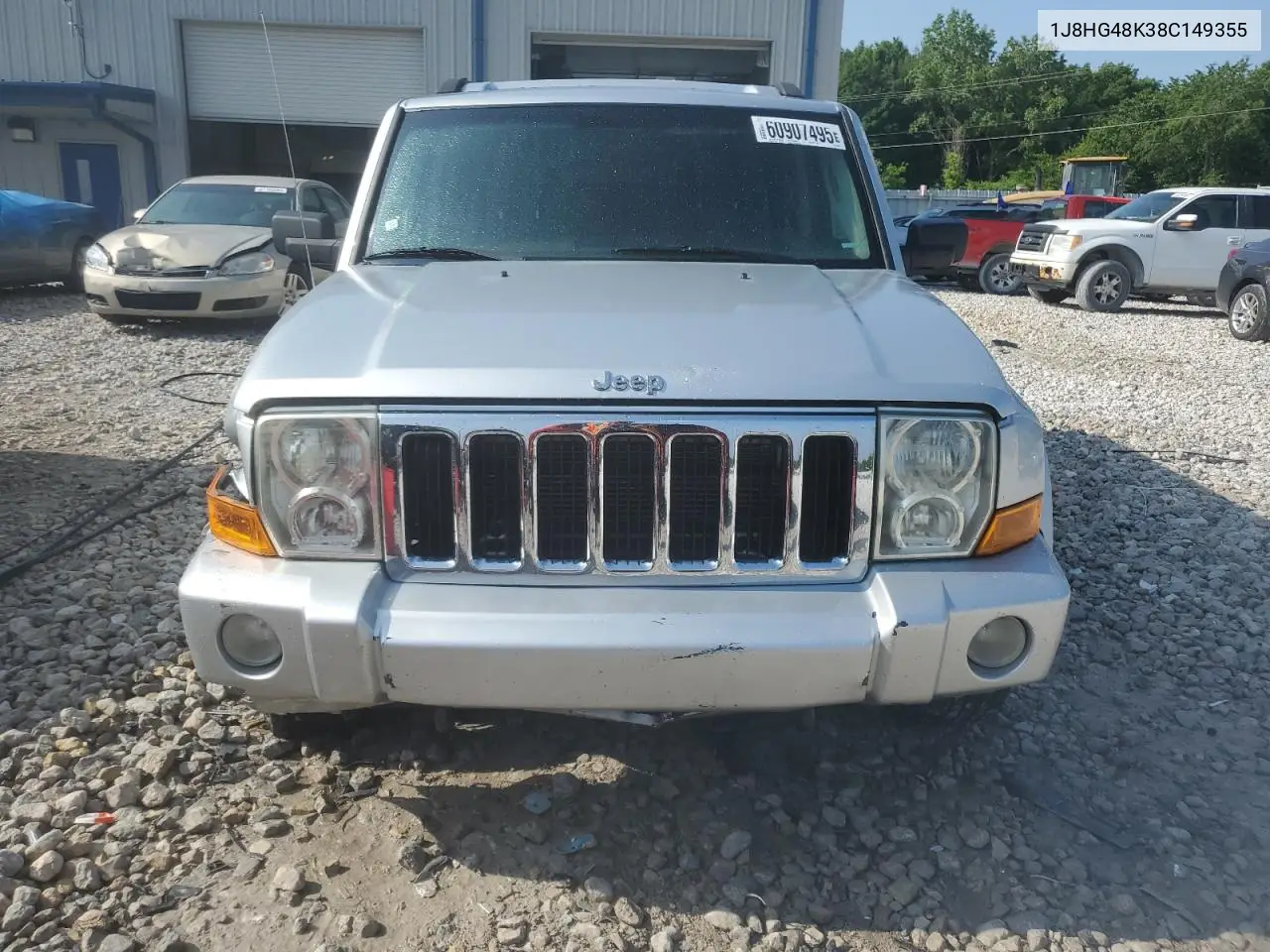2008 Jeep Commander Sport VIN: 1J8HG48K38C149355 Lot: 60907495