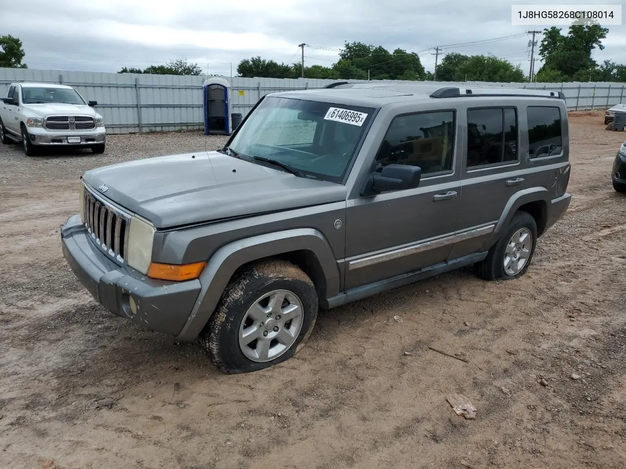 2008 Jeep Commander Limited VIN: 1J8HG58268C108014 Lot: 61406995