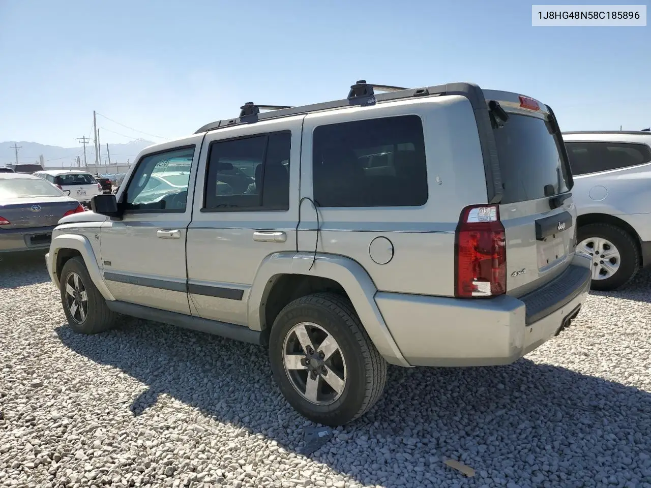 2008 Jeep Commander Sport VIN: 1J8HG48N58C185896 Lot: 61500035