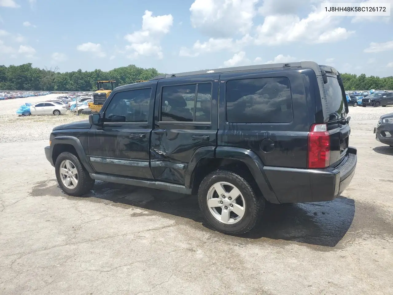 2008 Jeep Commander Sport VIN: 1J8HH48K58C126172 Lot: 61961285