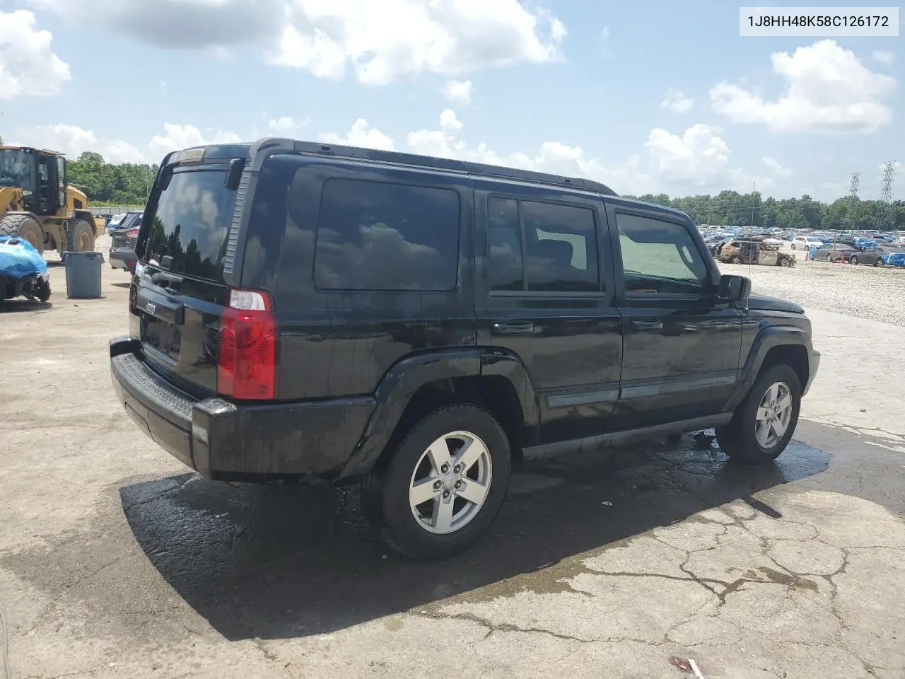2008 Jeep Commander Sport VIN: 1J8HH48K58C126172 Lot: 61961285