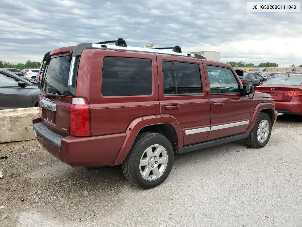 2008 Jeep Commander Limited VIN: 1J8HG58208C111040 Lot: 62288045