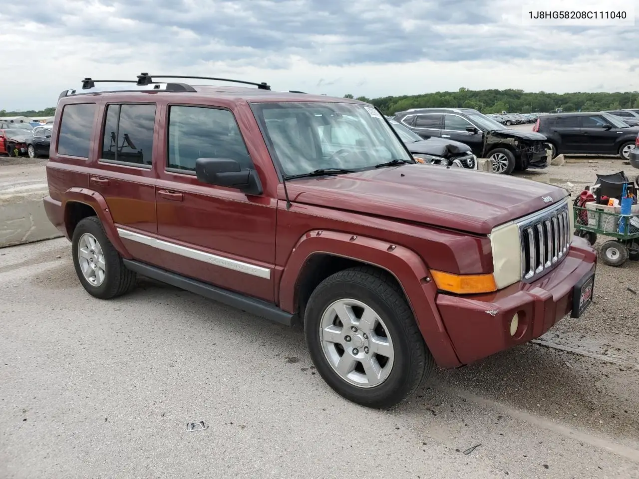 2008 Jeep Commander Limited VIN: 1J8HG58208C111040 Lot: 62288045