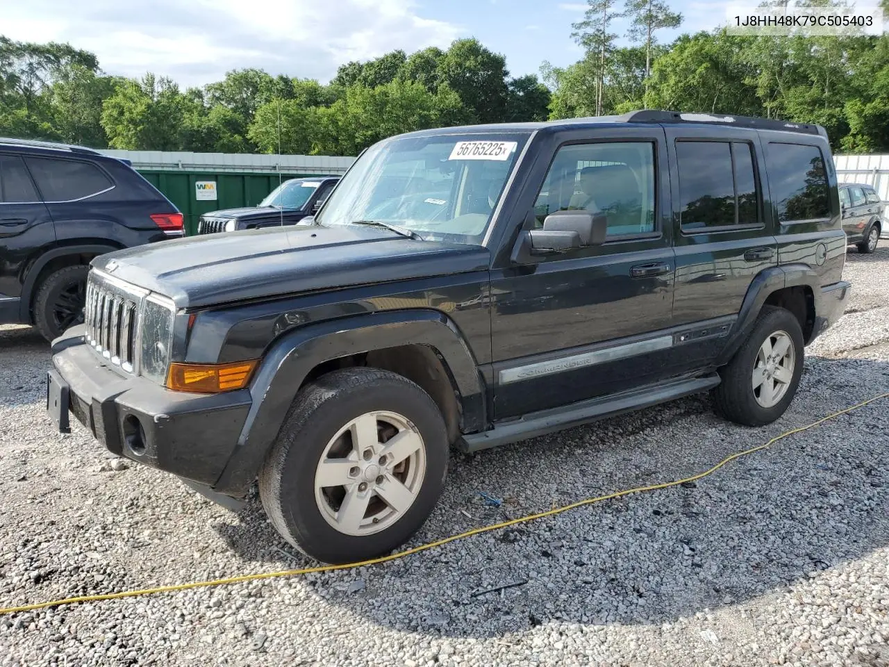2009 Jeep Commander Sport VIN: 1J8HH48K79C505403 Lot: 56765225