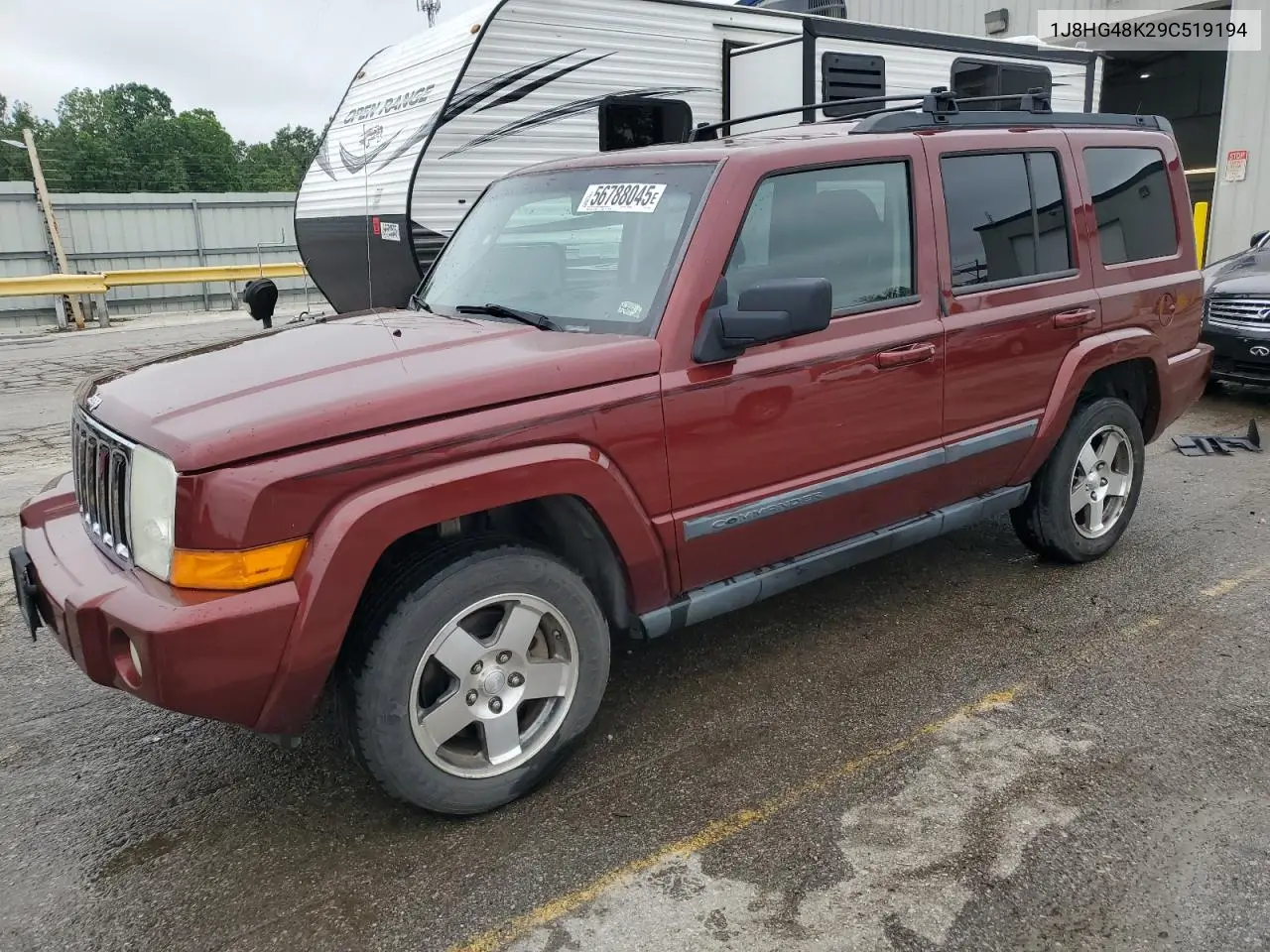 2009 Jeep Commander Sport VIN: 1J8HG48K29C519194 Lot: 56788045