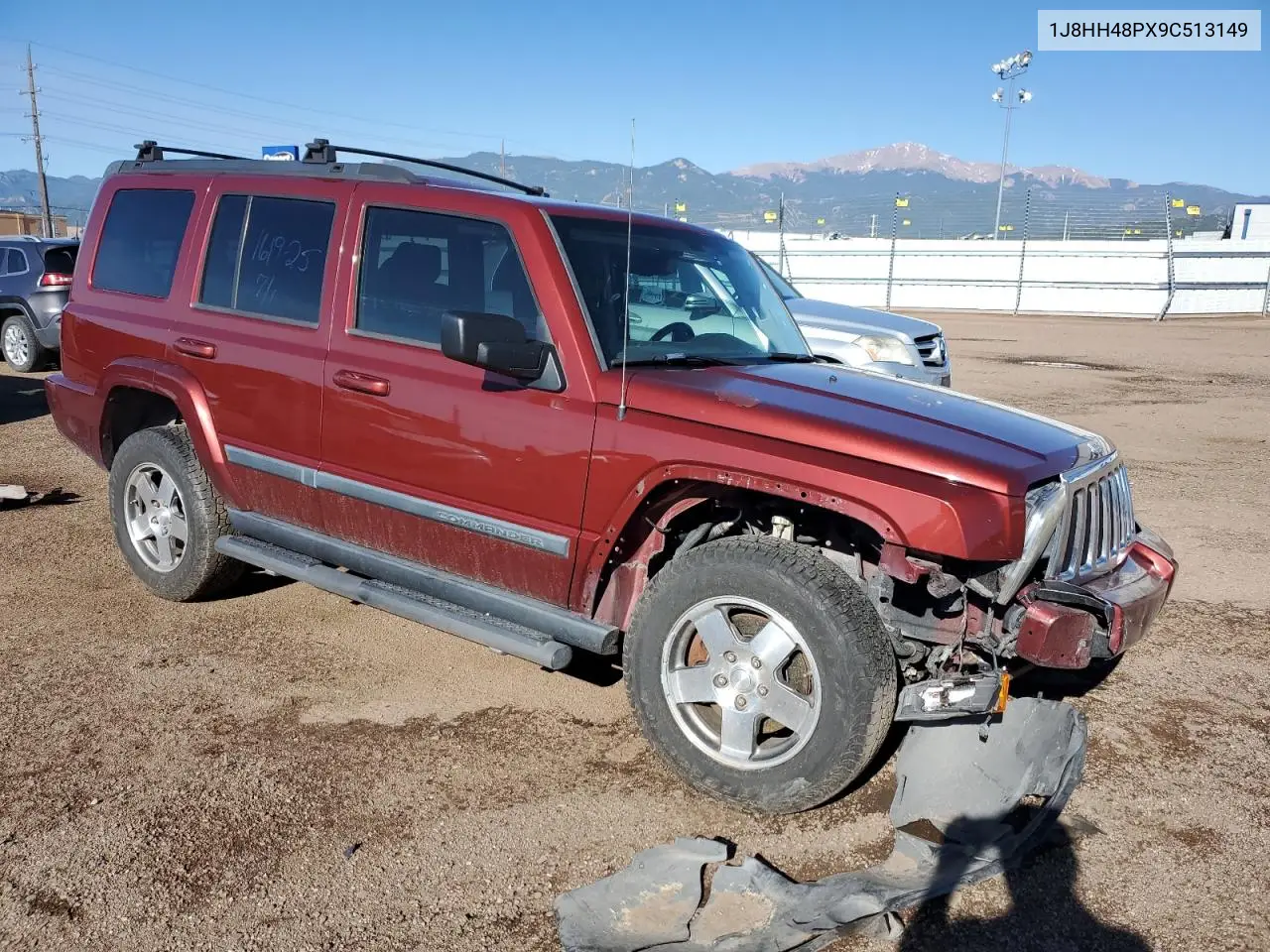 2009 Jeep Commander Sport VIN: 1J8HH48PX9C513149 Lot: 59547465