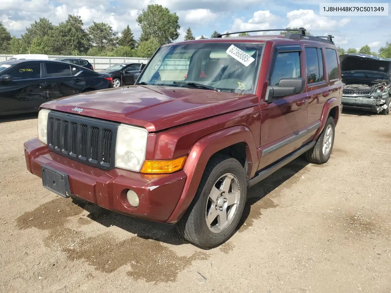 2009 Jeep Commander Sport VIN: 1J8HH48K79C501349 Lot: 62368885
