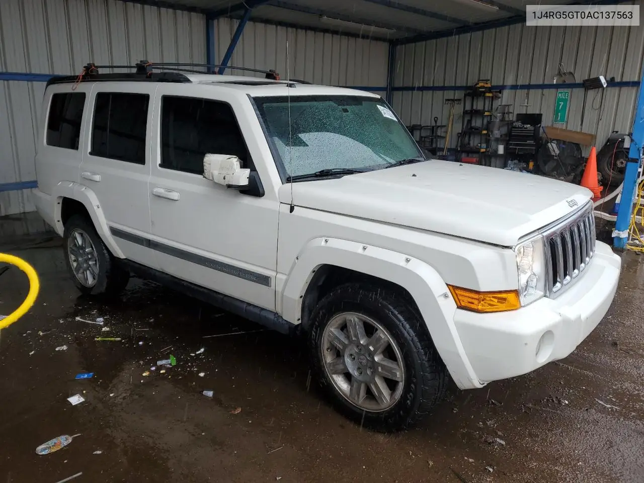 2010 Jeep Commander Limited VIN: 1J4RG5GT0AC137563 Lot: 54178235