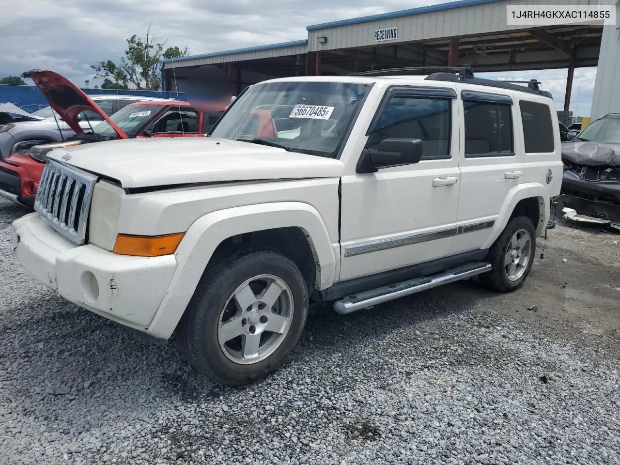2010 Jeep Commander Sport VIN: 1J4RH4GKXAC114855 Lot: 56670485