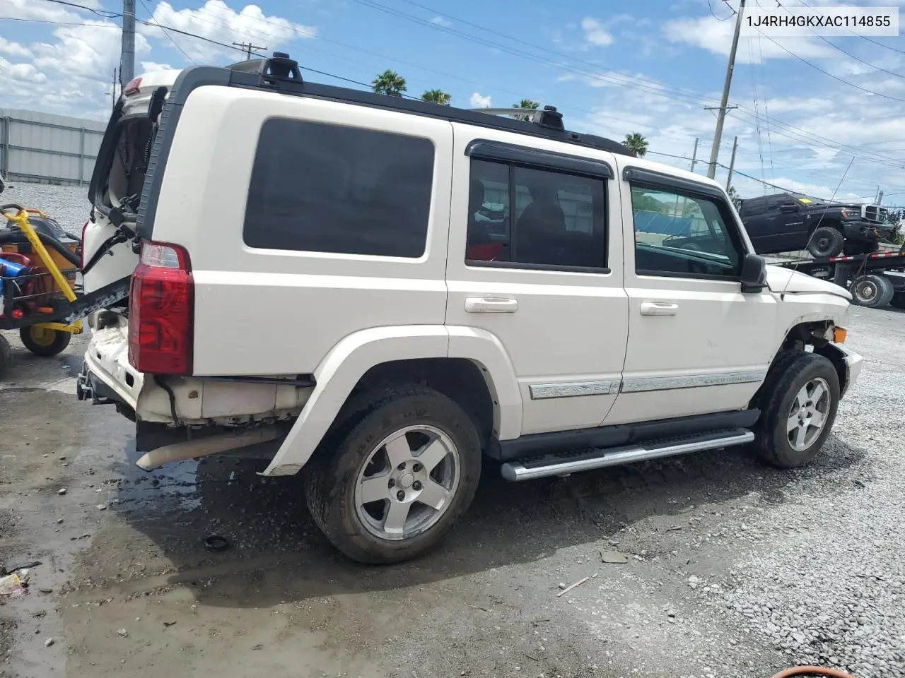 2010 Jeep Commander Sport VIN: 1J4RH4GKXAC114855 Lot: 56670485